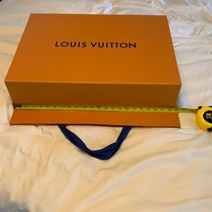 Empty large Louis Vuitton box